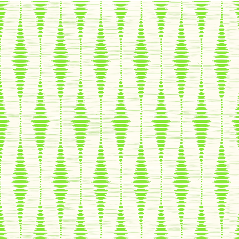 Vinyl teppich geometrisch grün rabaul ikat - TenStickers