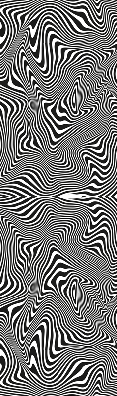 Vinyl teppich badezimmer zebra 3d effekt dusche - TenStickers