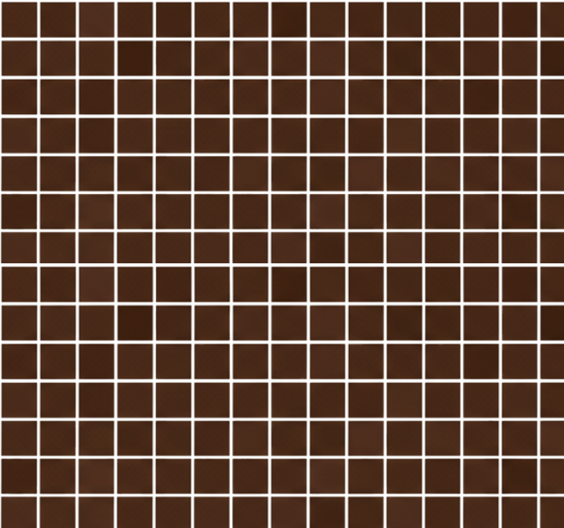 Vinyl teppich badezimmer mini schokoladenbraune mosaike - TenStickers