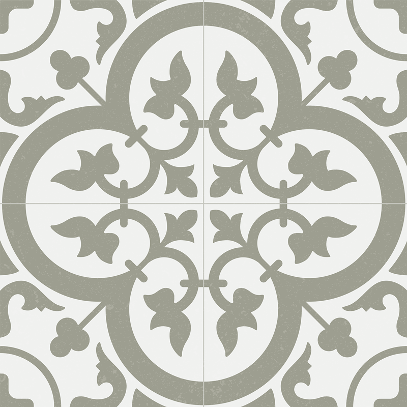 Vinyl teppich küche azulejo marrakesch evergreen fog - TenStickers
