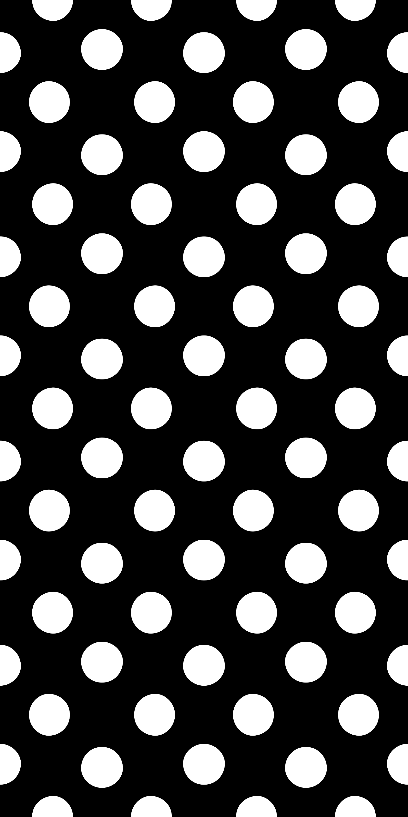 Vinyl teppich küche mit punkte-muster - TenStickers