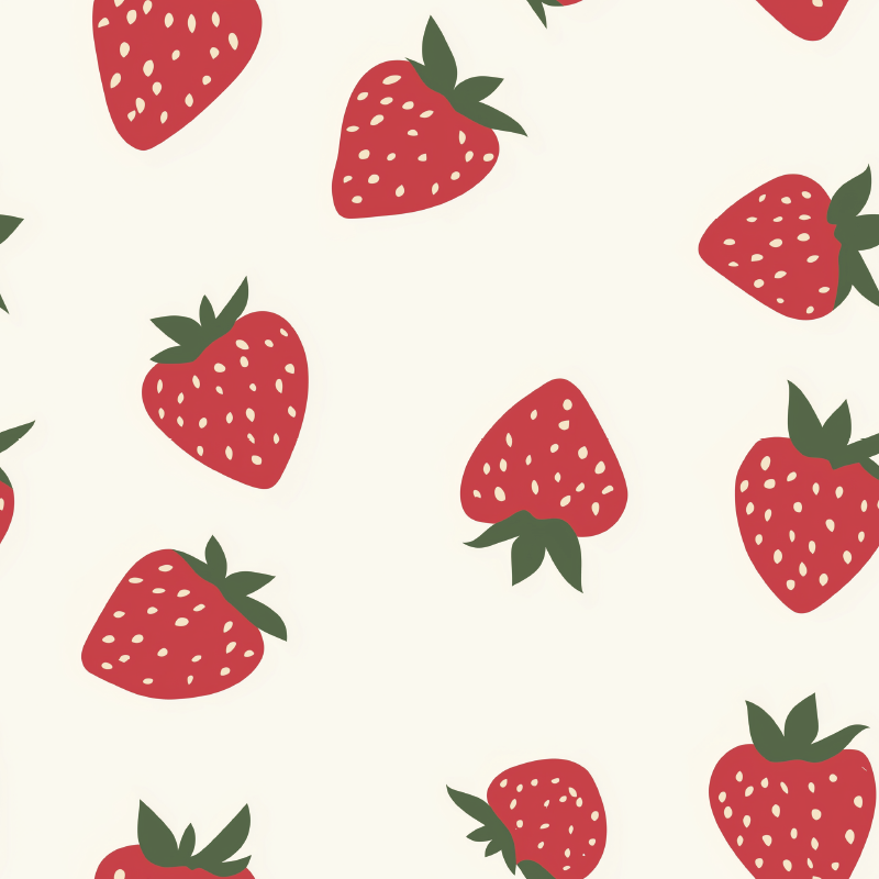 Vinyl teppich küche mit kirschfrucht design - TenStickers