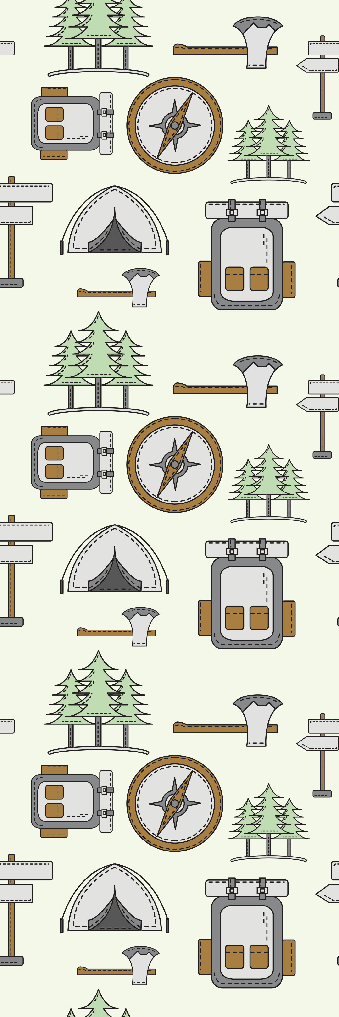 Vinyl teppich schlafzimmer camping zubehör set - TenStickers
