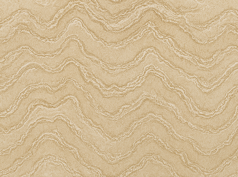 Vinyl teppich schlafzimmer in beige und gold marmor effekt - TenStickers
