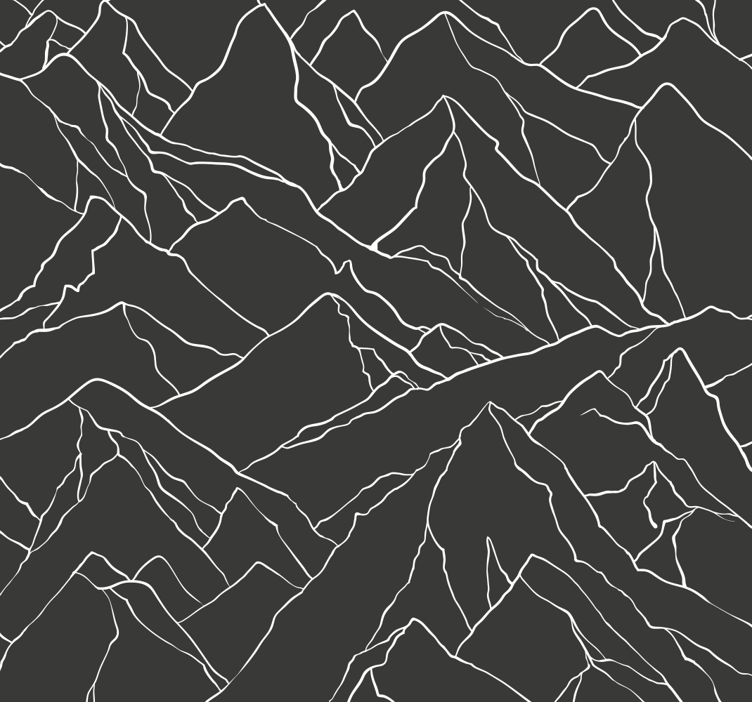 Vinyl teppich büro gebirgsumriss - TenStickers