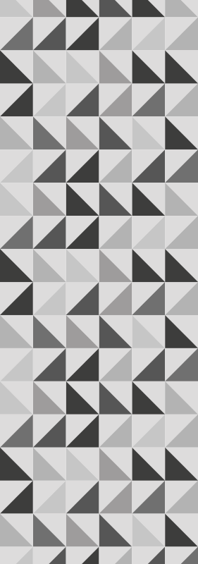 Vinyl teppich büro geometrische dreiecke - TenStickers