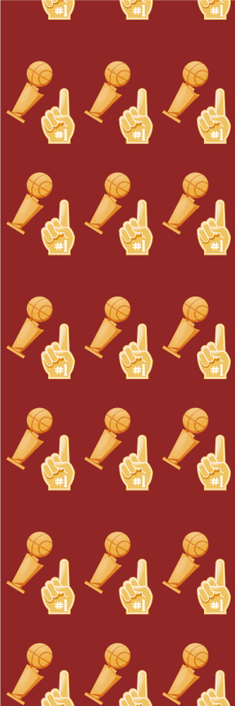 Vinyl teppich schlafzimmer basketballspiel muster - TenStickers