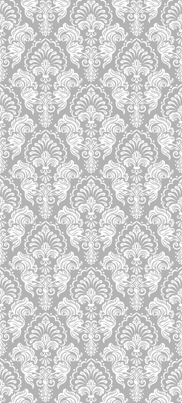 Vinyl teppich vintage im nahtlosen damask-stil - TenStickers