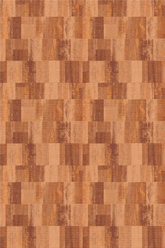 Vinyl teppich textur terracotta quadrat muster - TenStickers