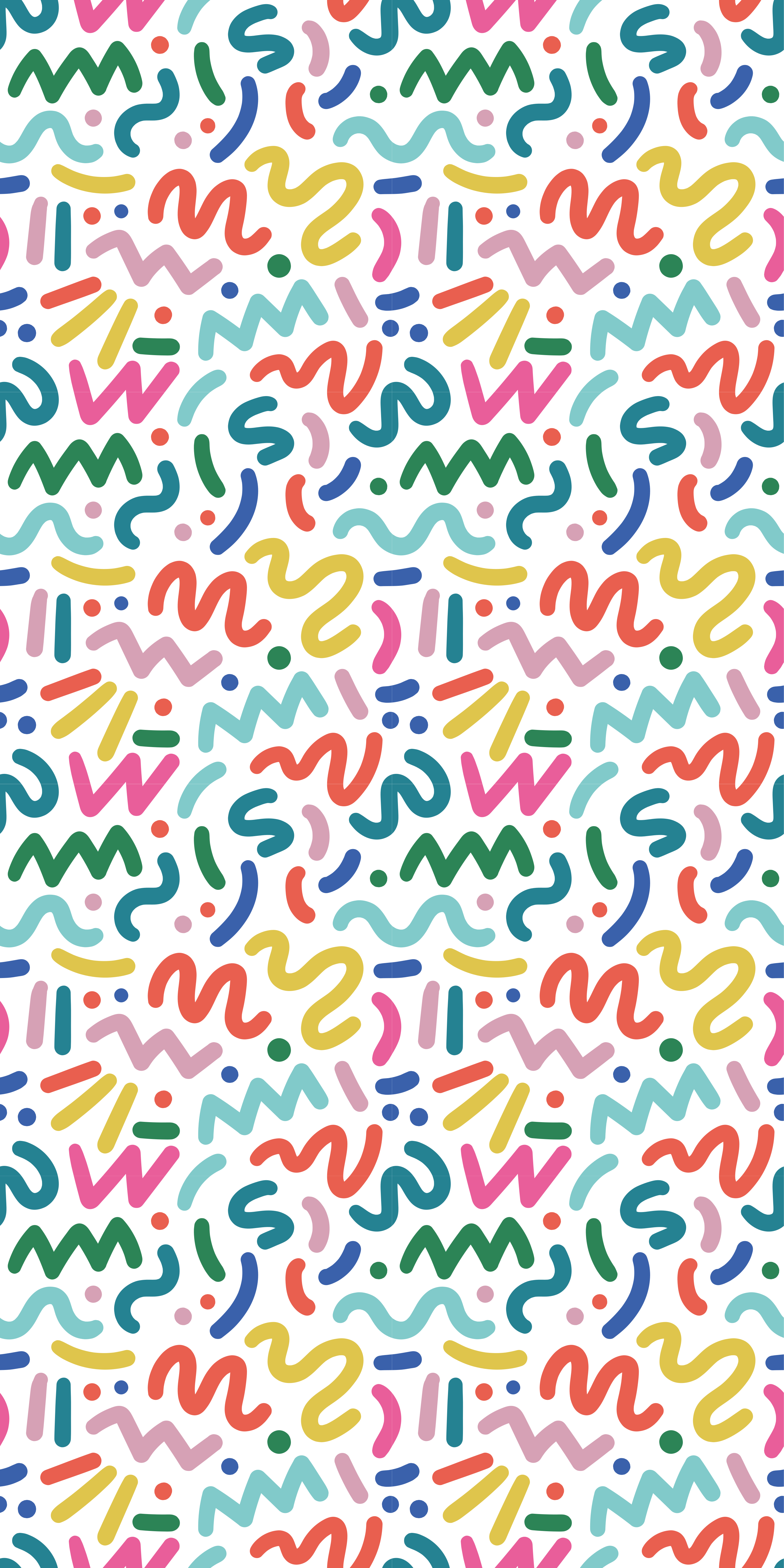 Vinyl teppich textur mit abstrakten farbigen formen - TenStickers