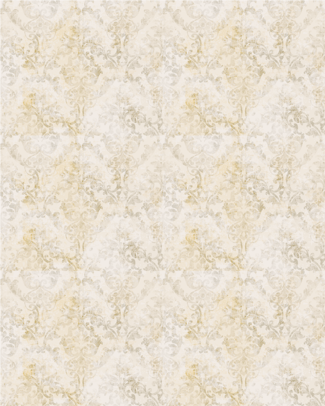 Vinyl teppich vintage mit damastartigem muster - TenStickers