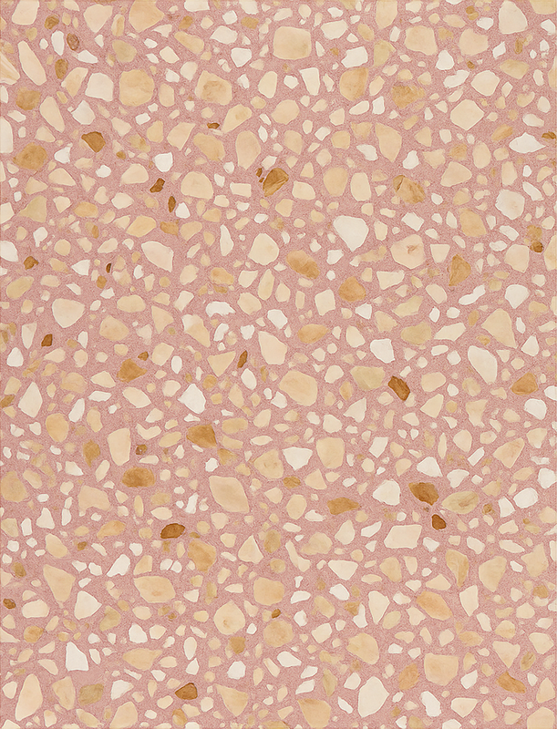 Vinyl teppich textur rose erde terrazzo - TenStickers