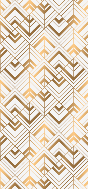 Vinyl teppich vintage mit diamantmuster - TenStickers