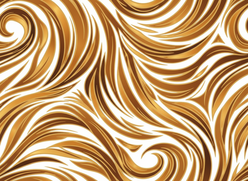 Vinyl teppich vintage in goldener optik - TenStickers