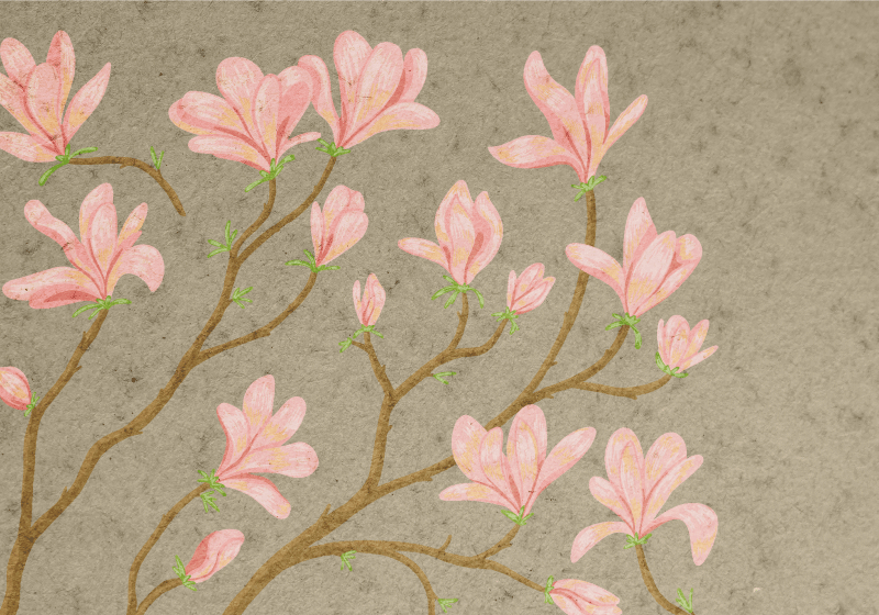 Vinyl teppich vintage im magnolia vintage stil - TenStickers