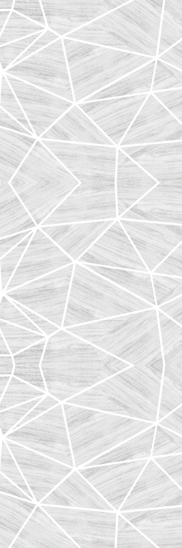 Vinyl teppich textur weiß-silbernes geometrisches holzmuster - TenStickers