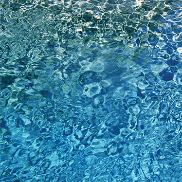 Vinyl teppich textur in realistischem blau wasser - TenStickers