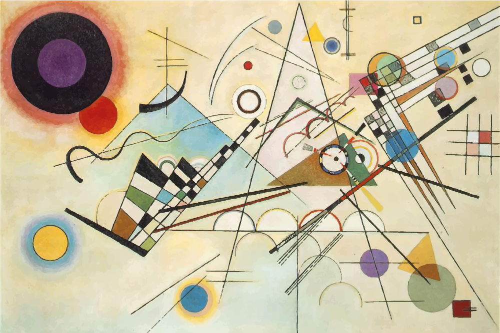 Vinyl teppich geometrisch mit beeindruckender kunst - TenStickers