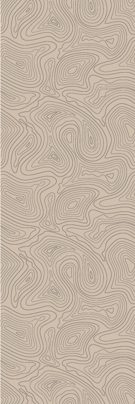 Vinyl teppich beige mit taupe topografischem muster - TenStickers