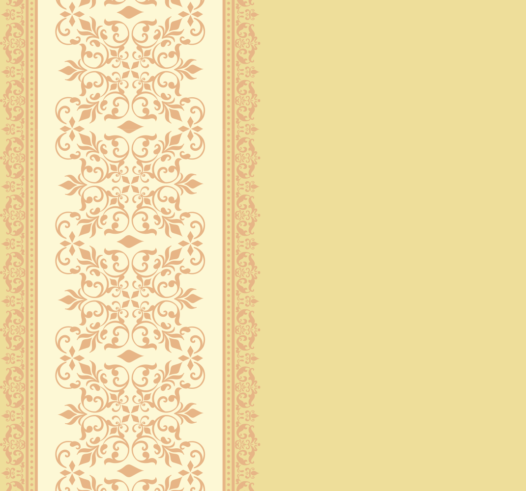 Gelber vinyl teppich im vintage kamin design - TenStickers