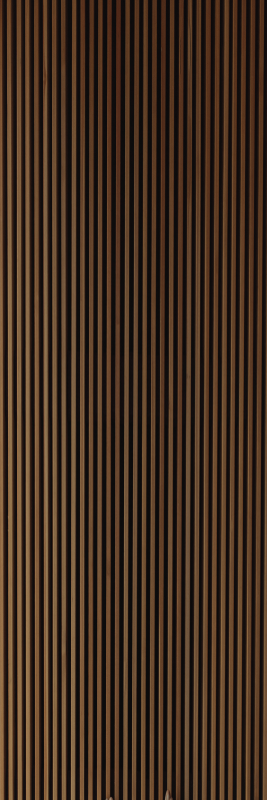 Vinyl teppich braun im holzstil teak vertikal design - TenStickers