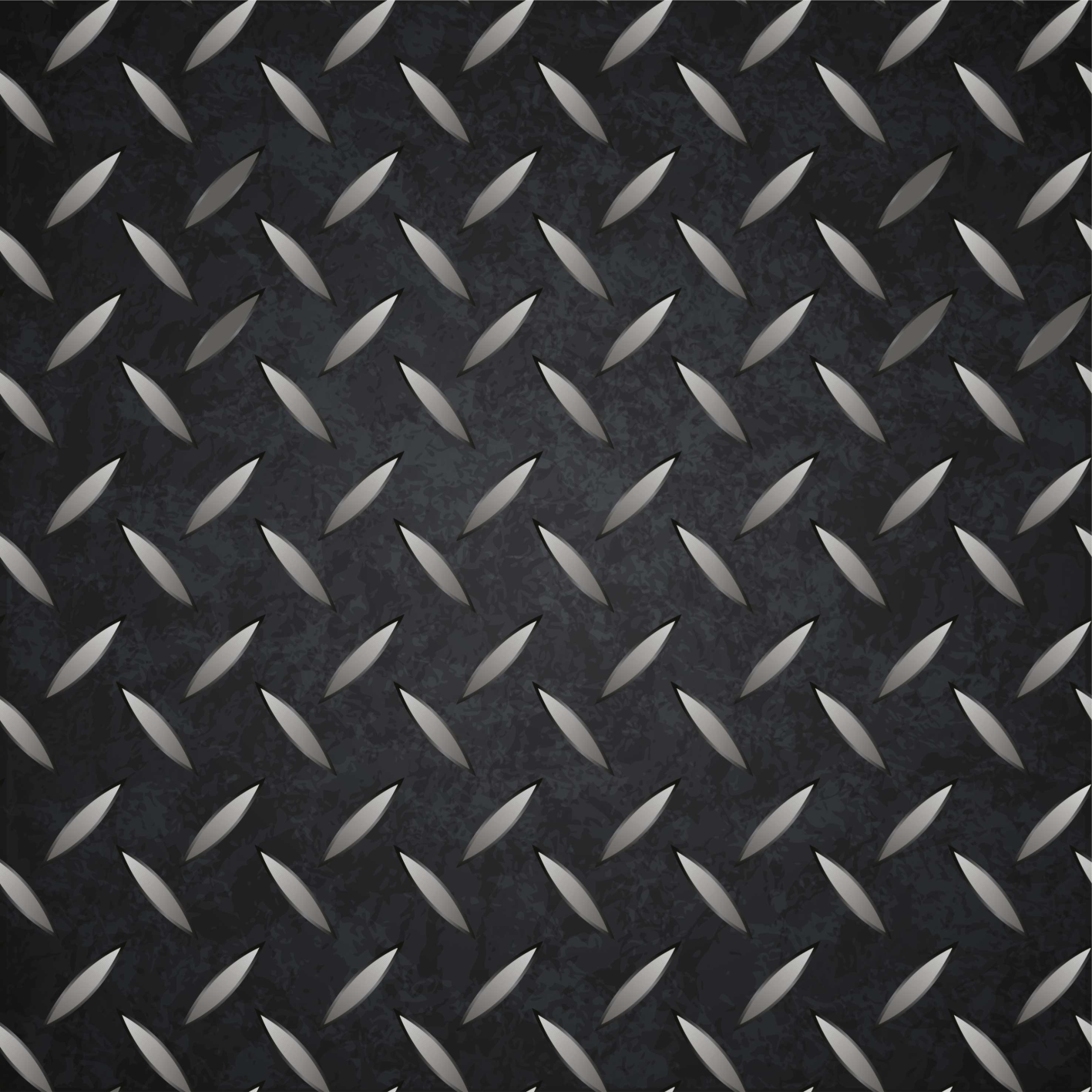 Vinyl teppich schwarz mit stahlmuster - TenStickers