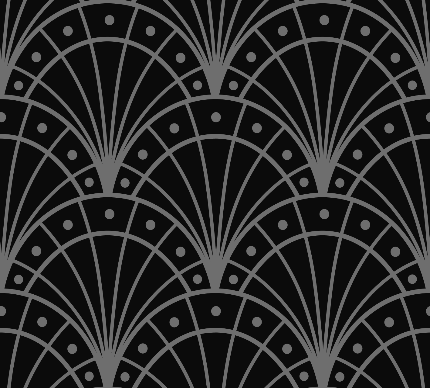 Vinyl teppich schwarz elegante schwarze art deco - TenStickers
