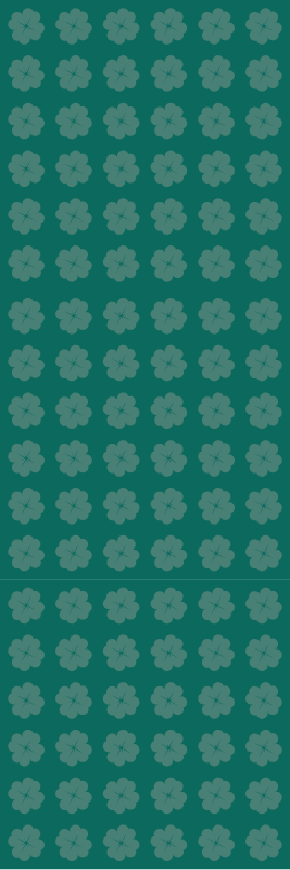 Vinyl teppich grün mit muster zum st. patrick's day - TenStickers