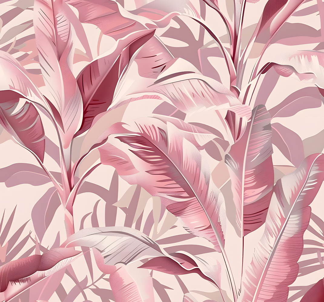 Vinyl teppich rosa regenwald - TenStickers