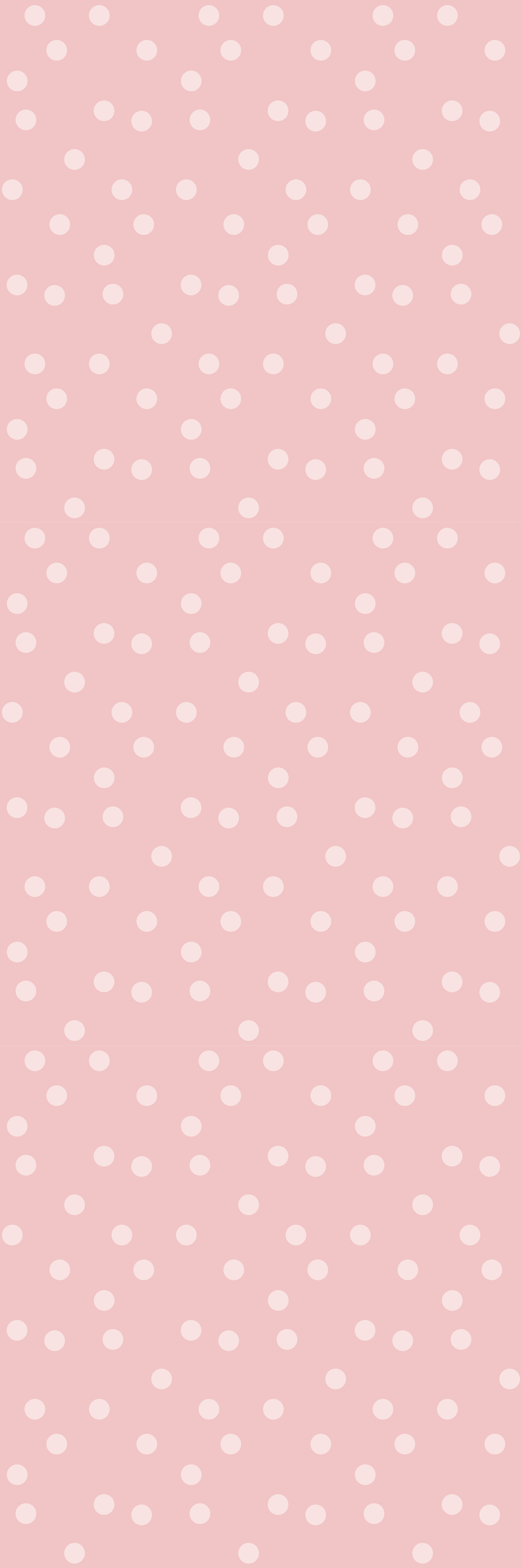 Vinyl teppich rosa mit sanften pastellfarbenen punkten - TenStickers