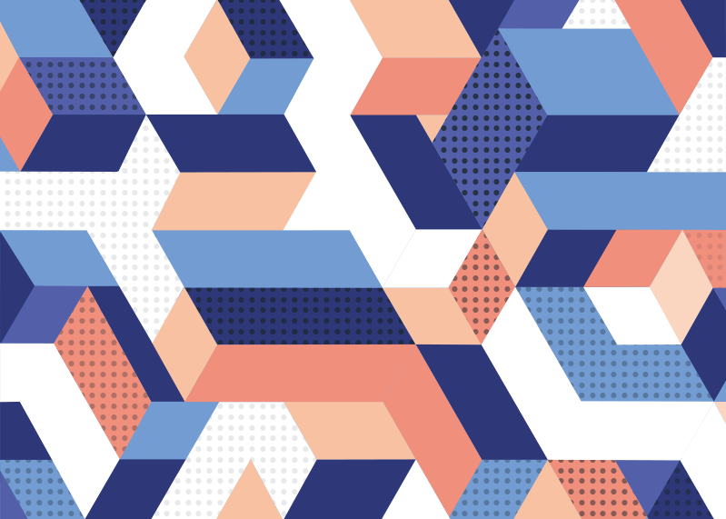 Geometrisches Muster Harmonie - TenStickers