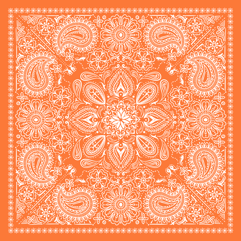 Vinyl teppich mandala ornament - TenStickers