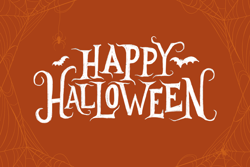 Vinyl teppich halloween festliche botschaft - TenStickers