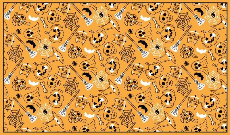 Vinyl teppich halloween gruselige stimmung - TenStickers