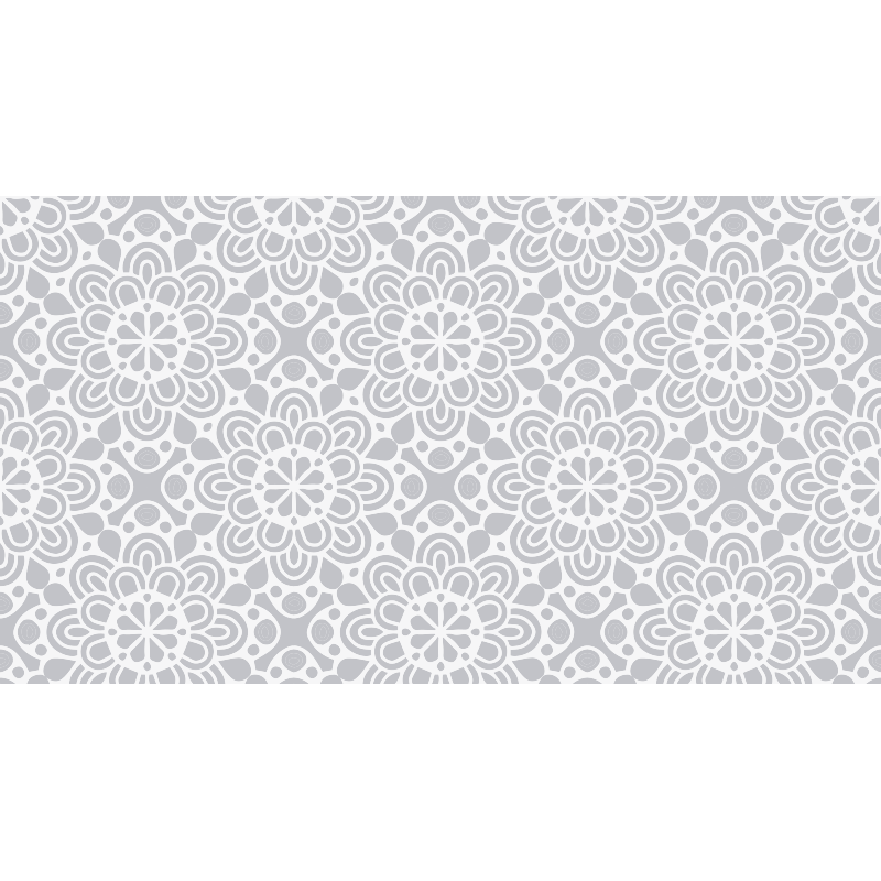 Vinyl teppich mandala mit mandala inspiriertem muster - TenStickers