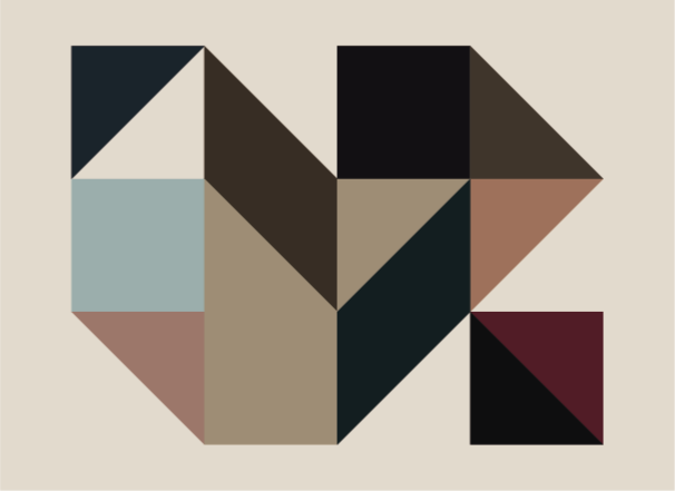 Vinyl Teppich geometrisch geometrische formen dekor - TenStickers