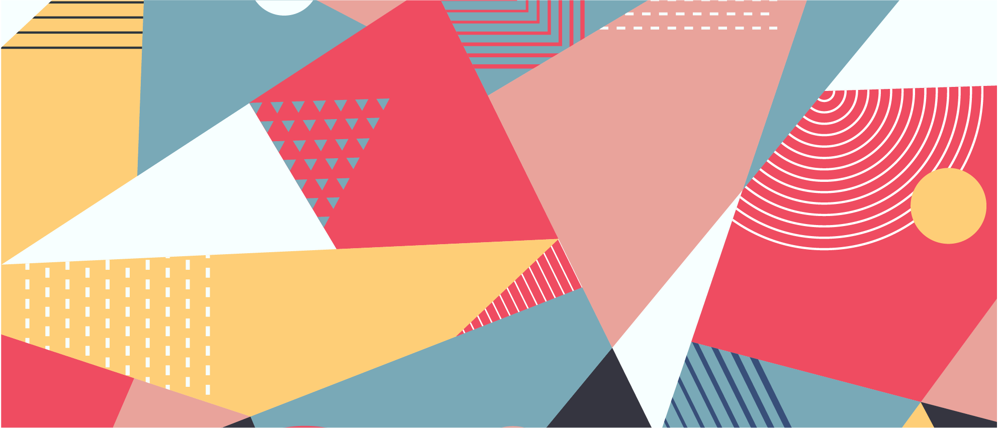 Vinyl Teppich geometrisch bunte geometrische komposition - TenStickers