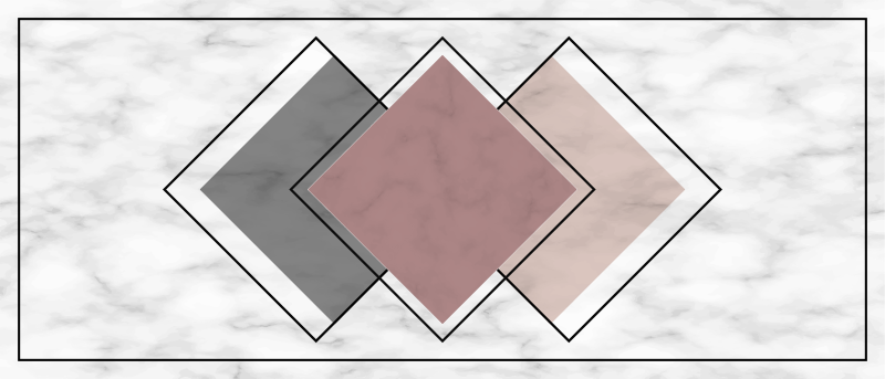 Vinyl teppich marmor geometrisch - TenStickers