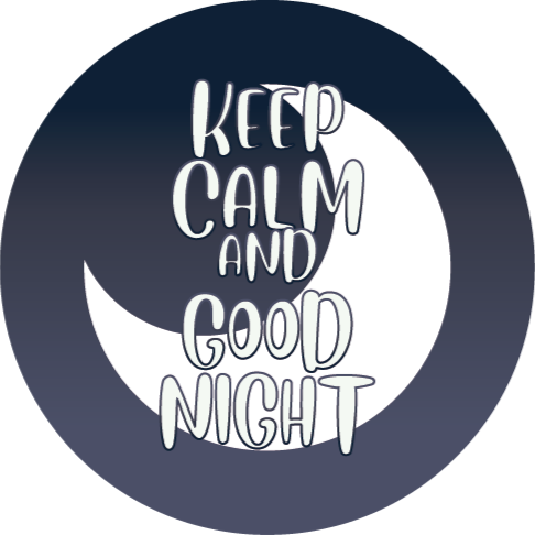 Vinyl Teppich Text ruhige gute nacht - TenStickers