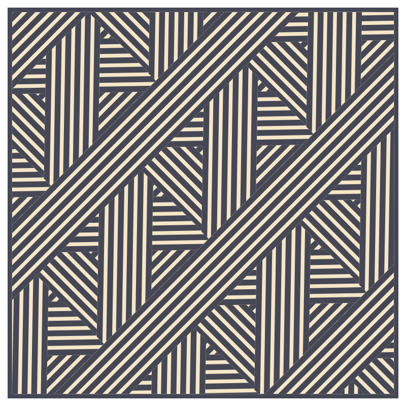 Vinyl Teppich geometrisch geometrische diagonalen - TenStickers