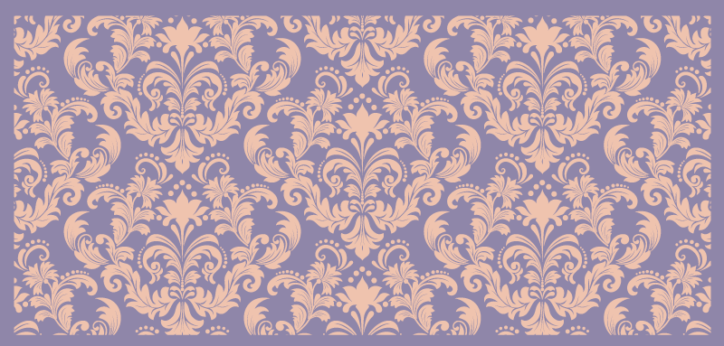 Vinyl Teppich Textur barockes musterdetail - TenStickers
