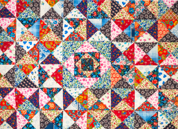 Vinyl teppich mosaik im patchwork design - TenStickers