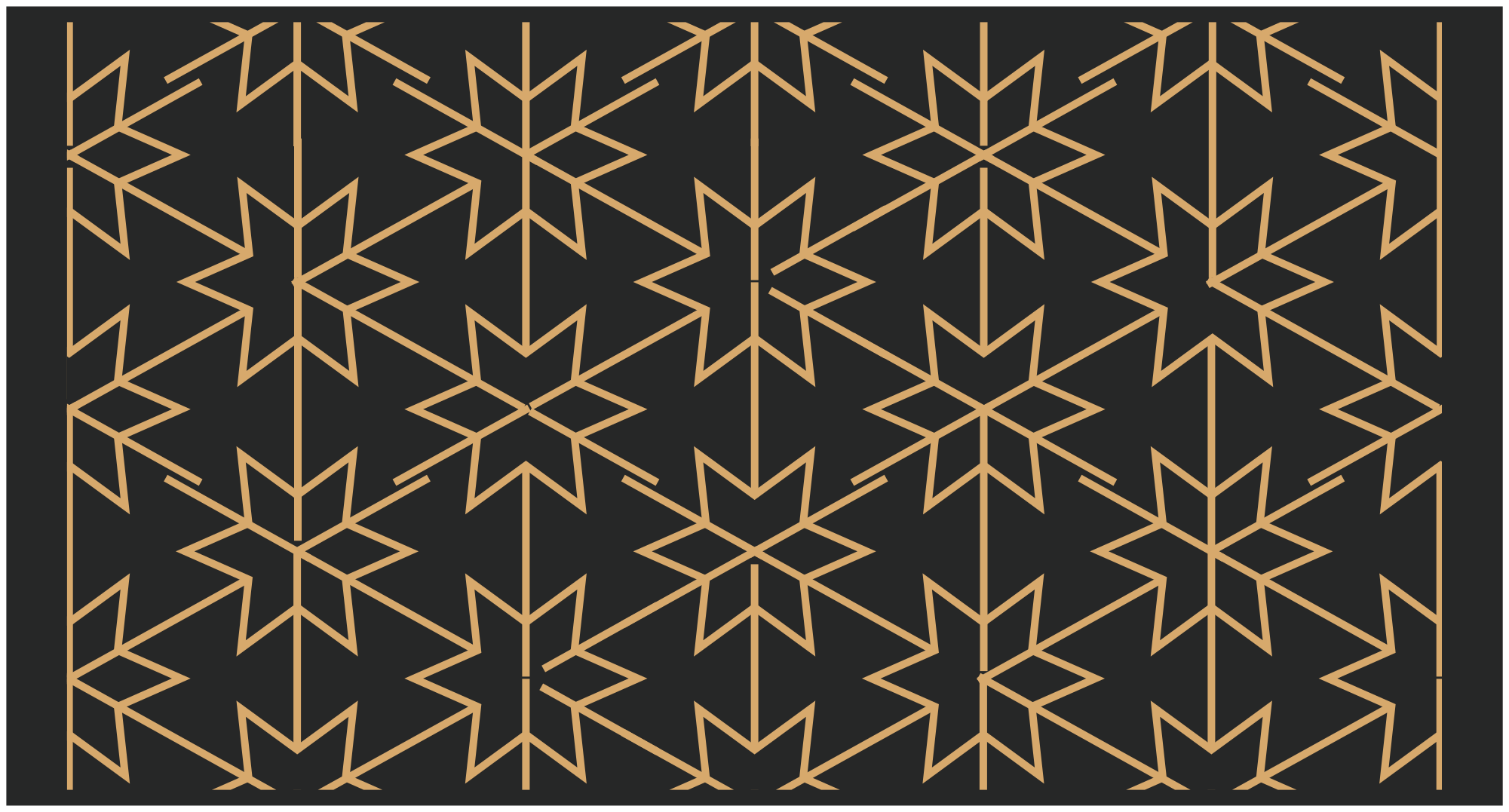 Vinyl Teppich geometrisch geometrischer sternenhimmel - TenStickers