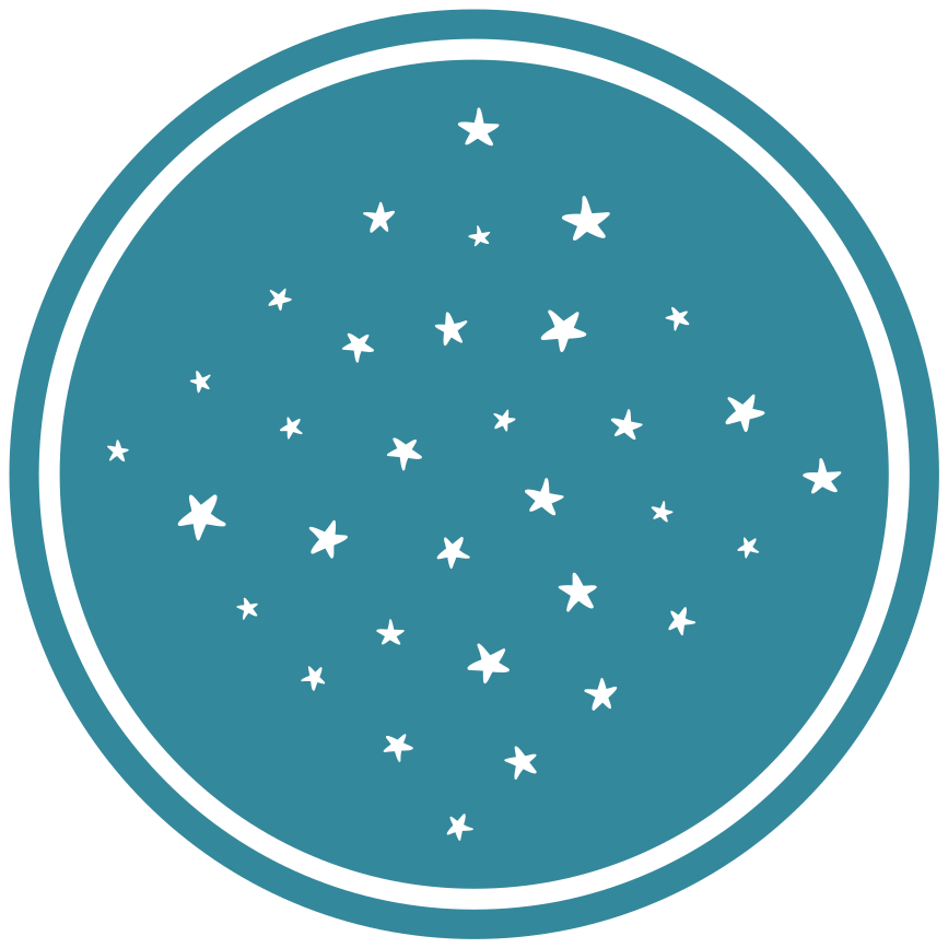 Vinyl Teppich Sterne sternenmotiv - TenStickers