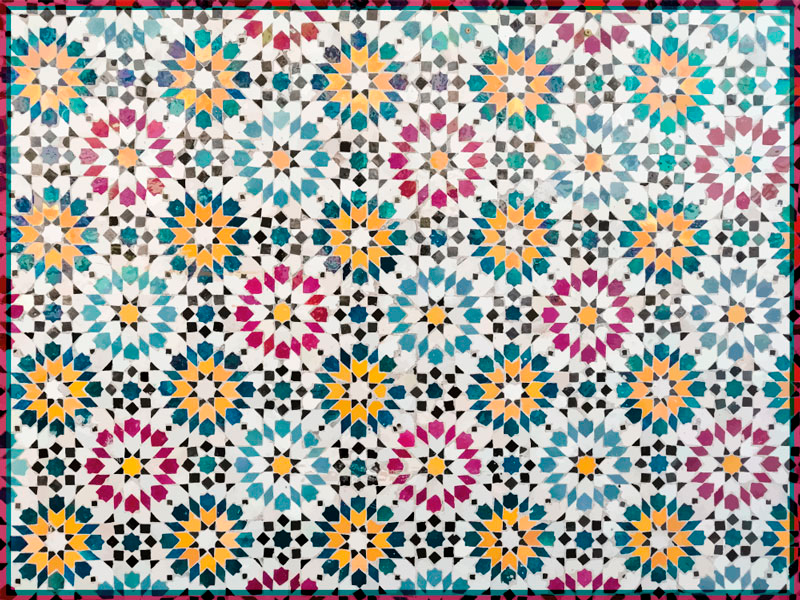 Vinyl teppich mosaik im mosaikdesign - TenStickers