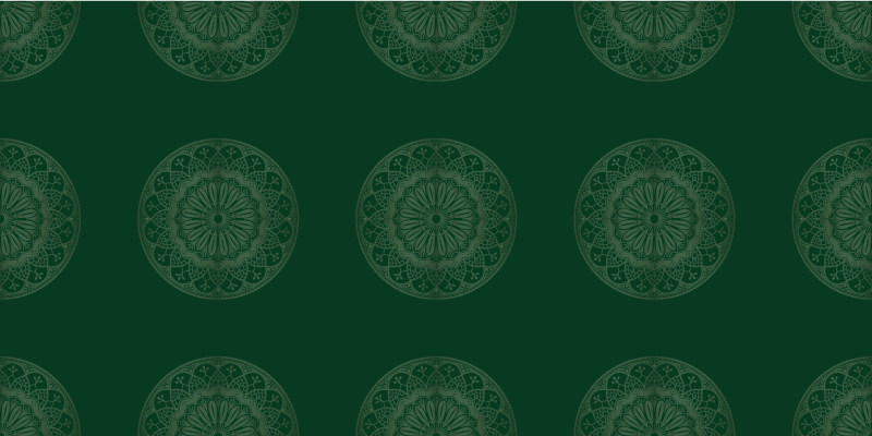 Vinyl teppich mandala mit mandala motiv design - TenStickers