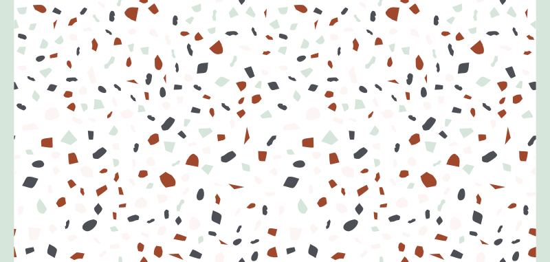 Vinyl Teppich Textur abstrakter terrazzo - TenStickers