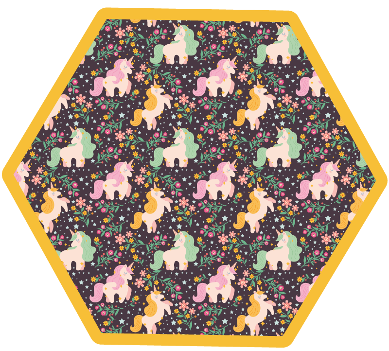 Vinyl Teppich kindlich spielplatz der fabelwesen - TenStickers