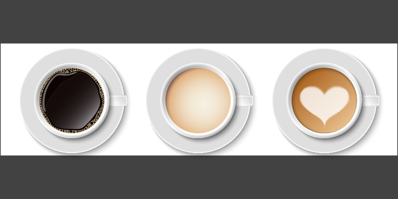 Vinyl Teppich Küche kaffeetassen läufer - TenStickers