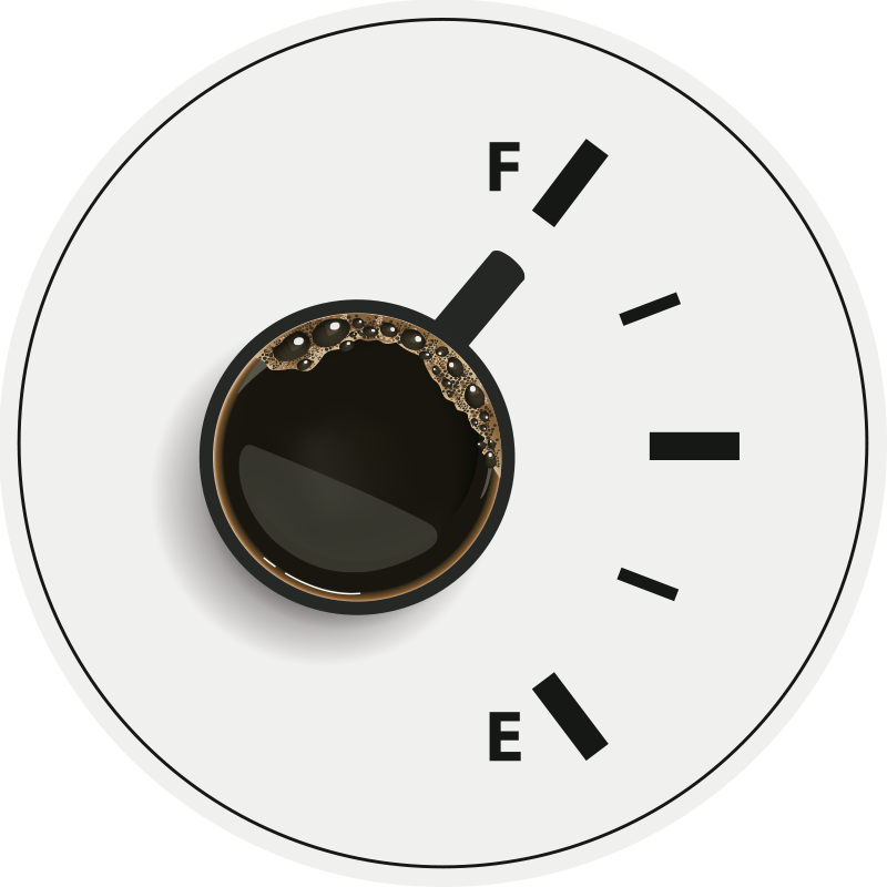Vinyl Teppich Mosaik kaffeezeitanzeige - TenStickers
